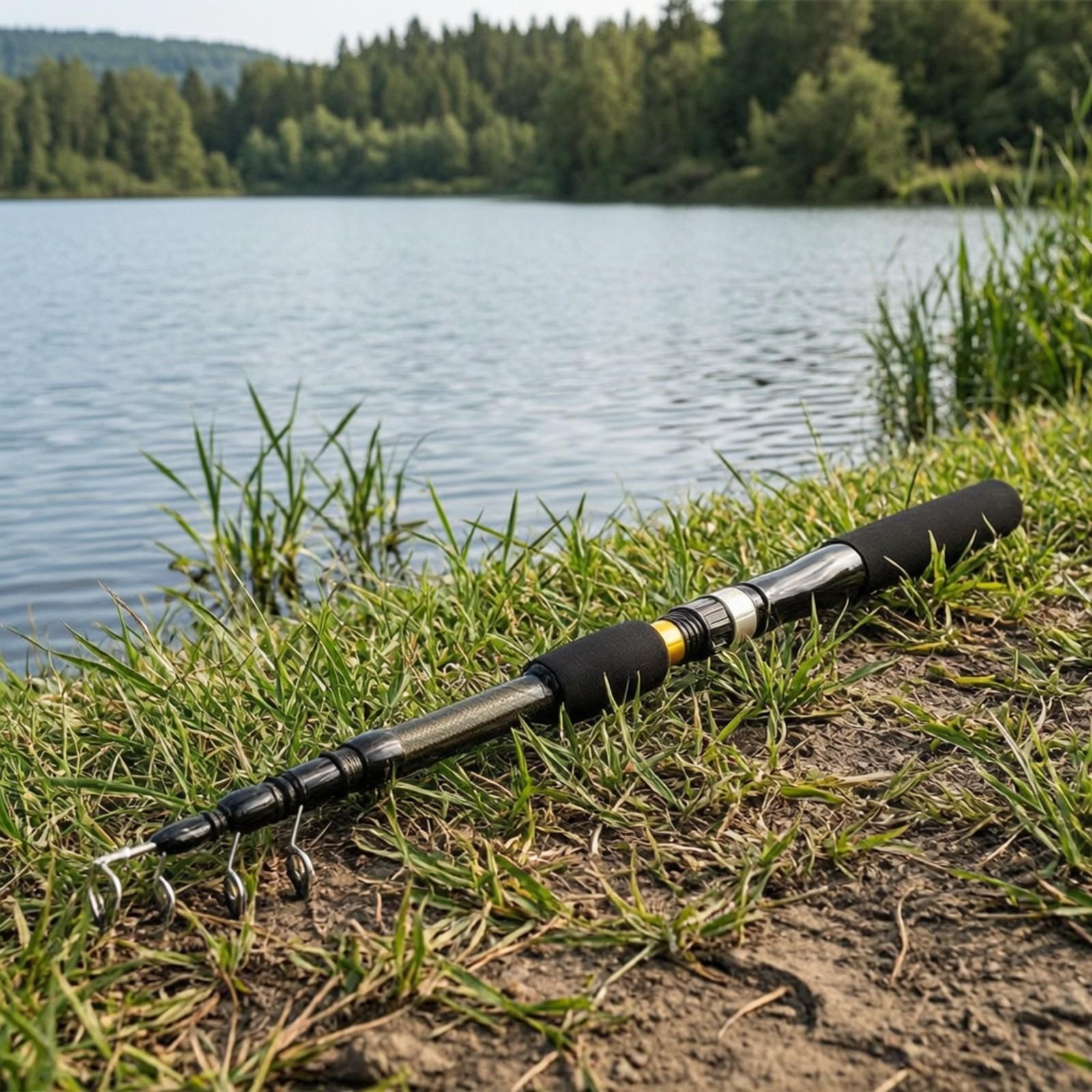 Fishing Rod Carbon Fiber - Set Peralatan Pancing Serat Karbon Portabel