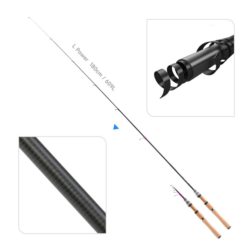 Fishing Rod Carbon Fiber - 1.8M Untuk BFS Dedicated L Action