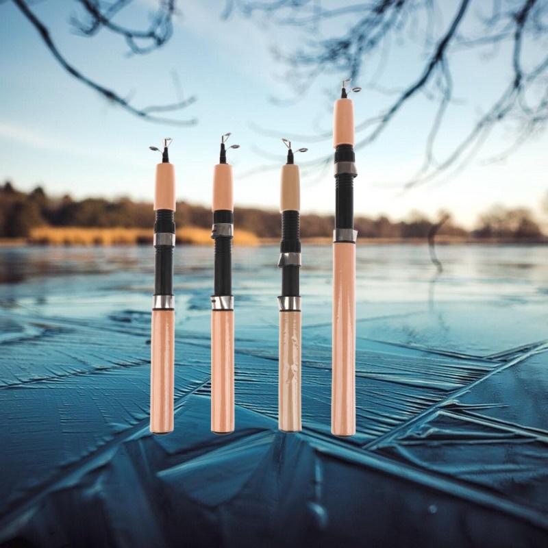 [LA]1Pc Joran Pancing Es Musim - Fishing Rod Spinning ulasan dan harga