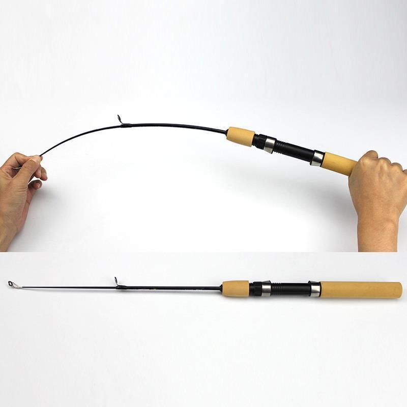[LA]1Pc Joran Pancing Es Musim - Fishing Rod Spinning ulasan dan harga