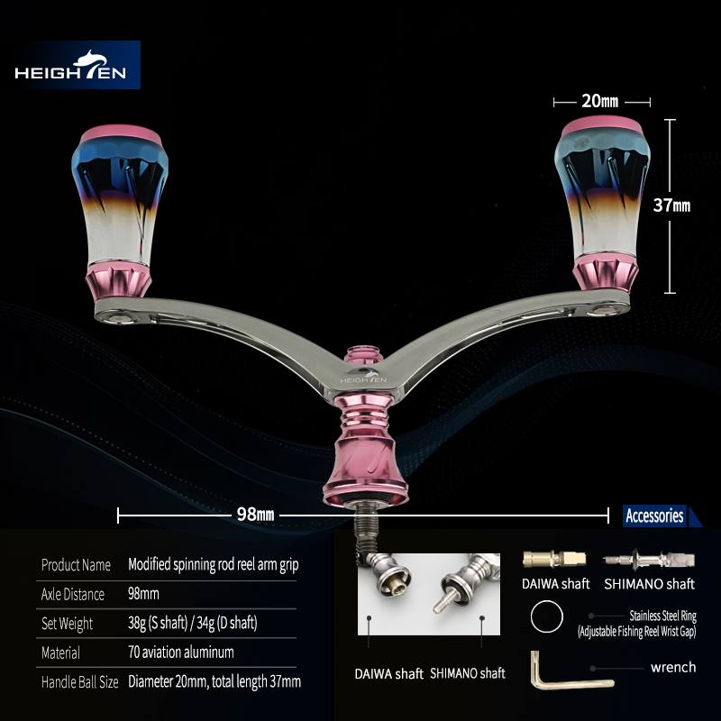 Pegangan gulungan putar 98mm,  - Shimano Reel Stradic ulasan dan harga