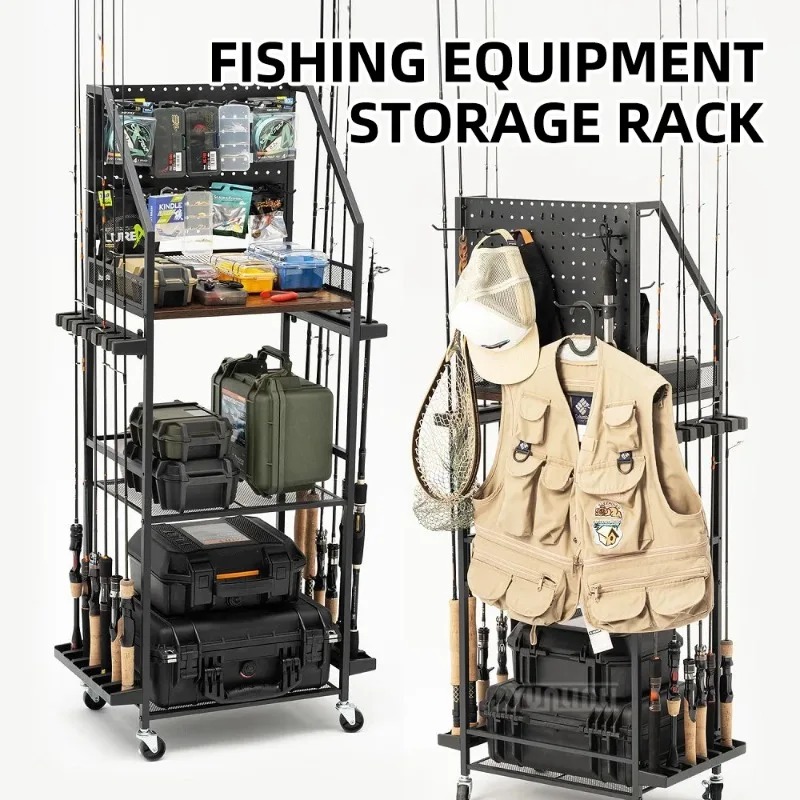 Rak Penyimpanan Peralatan Mema - Fishing Rod Combo ulasan dan harga